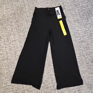 Three Dots Black Wide-Leg Trousers